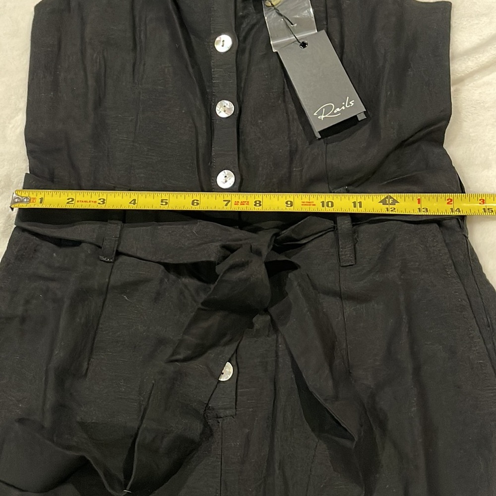 RAILS KYRA SQUARE-NECK Sleeveless Jumpsuit in black size XS. NEW WITH TAGS. - Picture 13 of 16